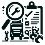 Cargo Condition Surveys 1 Pre-transport inspection icon: Represents inspectors performing a thorough inspection of cargo before it is loaded, documenting its condition, quantity and quality.